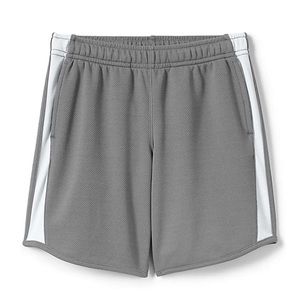 Grey Mesh Athletic Shorts